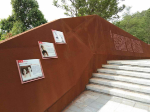 博鳌镇耐候钢挡土墙
